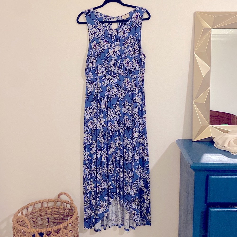 MIMI Maternity Cascade Maxi Dress